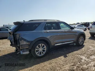 2024 Ford Explorer XLT with VIN 1FMSK7DH1RGA88701, listed as a Copart auction lot 51088365 with 10,282 mi miles and Salvage Title. Bid and sale history available at DreamBid. Image 3.