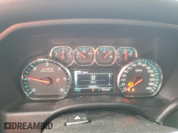 2016 Chevrolet Silverado 1500 LT with VIN 3GCUKREC1GG388719, listed as a Copart auction lot 49661455 with 138,886 mi miles and Salvage Title. Bid and sale history available at DreamBid. Image 9.