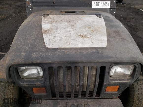 1989 Jeep Wrangler "S" with VIN 2J4FY19E4KJ129514, listed as a Copart auction lot 51013245 with 0 mi miles and Clean Title. Bid and sale history available at carsss.com. Image 11.