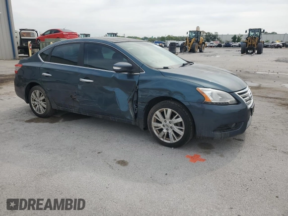 2015 Nissan Sentra SL with VIN 3N1AB7AP7FY218537, listed as a Copart auction lot 50412915 with 89,699 mi miles and Salvage Title. Bid and sale history available at DreamBid. Image 4.
