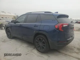 2022 GMC Terrain SLE with VIN 3GKALMEV6NL177075, listed as a Copart auction lot 45556015 with 69,324 mi miles and Salvage Title. Bid and sale history available at carsss.com. Image 2.