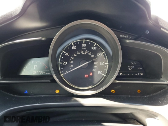 2018 Mazda 3 Touring with VIN 3MZBN1L33JM270101, listed as a Copart auction lot 49101765 with 187,754 mi miles and Salvage Title. Bid and sale history available at carsss.com. Image 9.