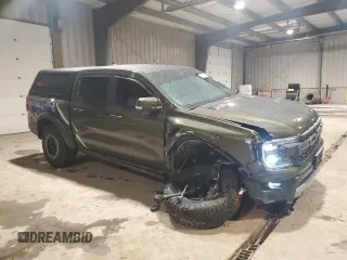 2024 Ford Ranger Raptor with VIN 1FTER4LR2RLE41735, listed as a Copart auction lot 88648635 with 1,585 mi miles and Salvage Title. Bid and sale history available at carsss.com. Image 4.