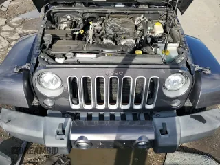 2017 Jeep Wrangler Unlimited Sahara with VIN 1C4HJWEG4HL615069, listed as a Copart auction lot 46480225 with 104,723 mi miles and Salvage title. Bid and sale history available at DreamBid. Image 12.