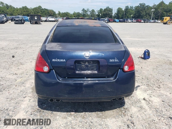 2005 Nissan Maxima 3.5 SL with VIN 1N4BA41E15C835186, listed as a Copart auction lot 64555314 with 163,338 mi miles and Salvage Title. Bid and sale history available at carsss.com. Image 6.