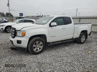 2018 GMC Canyon 2WD Elevation with VIN 1GTH5CEN9J1227550, listed as a Copart auction lot 46085275 with 86,964 mi miles and Salvage Title. Bid and sale history available at carsss.com. Image 1.