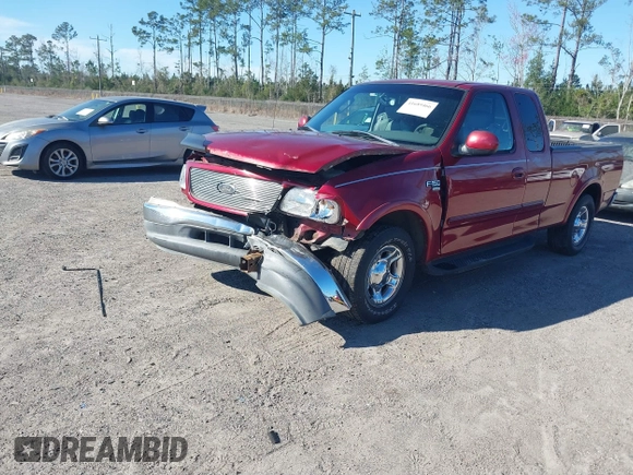 2002 Ford F-150 XL with VIN 1FTRX17W62NB13010, listed as a IAAI auction lot 41689466 with 208,160 mi miles. Bid and sale history available at carsss.com. Image 2.