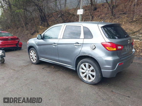 2012 Mitsubishi Outlander SE with VIN JA4AP4AU4CZ010226, listed as a IAAI auction lot 42255267 with 168,000 mi miles and . Bid and sale history available at DreamBid. Image 3.