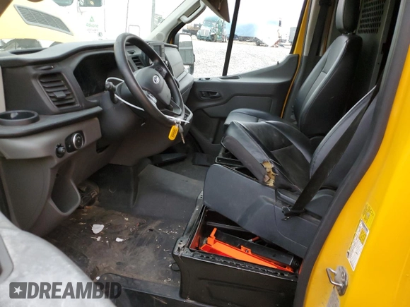 2020 Ford Transit Cargo with VIN 1FTBR1X86LKA53228, listed as a Copart auction lot 87949815 with 88,178 mi miles and Salvage Title. Bid and sale history available at DreamBid. Image 7.