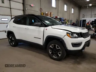 2018 Jeep Compass Trailhawk with VIN 3C4NJDDB5JT404051, listed as a Copart auction lot 53944915 with 146,851 mi miles and Salvage Title. Bid and sale history available at carsss.com. Image 4.