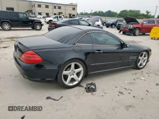 2004 Mercedes-Benz SL 500 z VIN WDBSK75F54F069695, wystawiony jako Copart lot #57407635 z przebiegiem Nie podano mil oraz Szkoda całkowita • Salvage title. Historia ofert i sprzedaży dostępna na DreamBid. Obrazek 3.