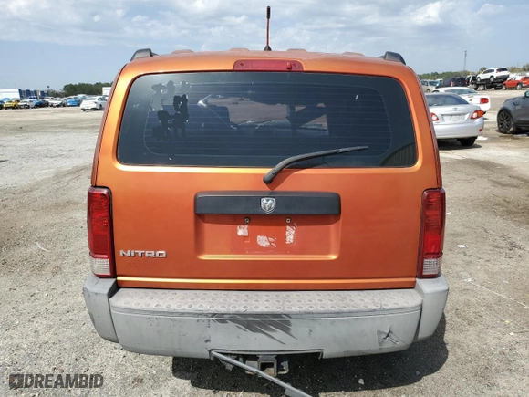 2007 Dodge Nitro SXT with VIN 1D8GT28K87W546111, listed as a Copart auction lot 48006475 with 0 mi miles and Non Repairable. Bid and sale history available at carsss.com. Image 6.
