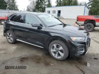 2024 Audi Q5 Premium Plus with VIN WA1BBAFY4R2014436, listed as a Copart auction lot 49390285 with 14,163 mi miles and Salvage title. Bid and sale history available at DreamBid. Image 4.