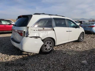 2011 Honda Odyssey EX-L with VIN 5FNRL5H63BB002480, listed as a Copart auction lot 84211304 with 160,316 mi miles and Salvage Title. Bid and sale history available at carsss.com. Image 3.