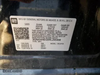 2024 Chevrolet Equinox LS with VIN 3GNAXHEG0RL245408, listed as a Copart auction lot 77527724 with 9,178 mi miles and Salvage Title. Bid and sale history available at carsss.com. Image 13.