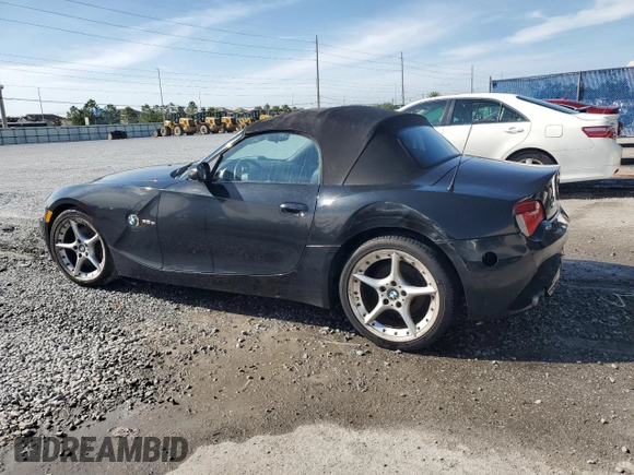2007 BMW Z4 3.0si with VIN 4USBU53557LW92860, listed as a Copart auction lot 51298935 with Not provided miles and Non repairable. Bid and sale history available at DreamBid. Image 2.