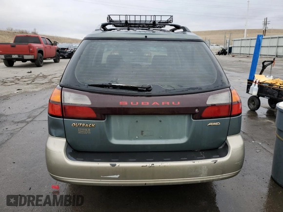 2002 Subaru Legacy Outback with VIN 4S3BH665826662609, listed as a Copart auction lot 48392445 with 198,448 mi miles and Salvage title. Bid and sale history available at DreamBid. Image 6.