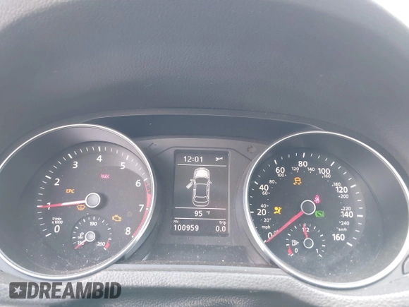2017 Volkswagen Passat S with VIN 1VWAT7A30HC016932, listed as a IAAI auction lot 42611874 with 100,959 mi miles and . Bid and sale history available at DreamBid. Image 7.