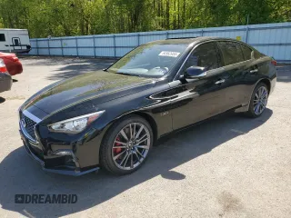 2019 Infiniti Q50 Red Sport 400 с VIN JN1FV7AR4KM800168, выставлен на аукционе Copart как лот 54562955 с пробегом 59 092 миль миль и Списание • Salvage title. История ставок и продаж доступна на DreamBid. Изображение 1.