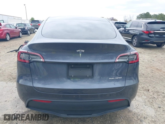 2023 Tesla Model Y Long Range with VIN 7SAYGDEE3PA177437, listed as a IAAI auction lot 41813483 with 17,093 mi miles. Bid and sale history available at carsss.com. Image 17.