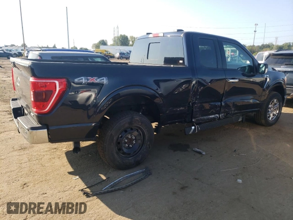 2021 Ford F-150 XL with VIN 1FTFX1E88MKD05444, listed as a Copart auction lot 71669704 with 35,779 mi miles and Salvage title. Bid and sale history available at DreamBid. Image 3.