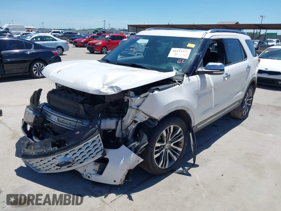 2019 Ford Explorer Platinum с VIN 1FM5K8HT8KGA02291, выставлен на аукционе IAAI как лот 42313377 с пробегом 126 752 миль миль и . История ставок и продаж доступна на DreamBid. Изображение 2.