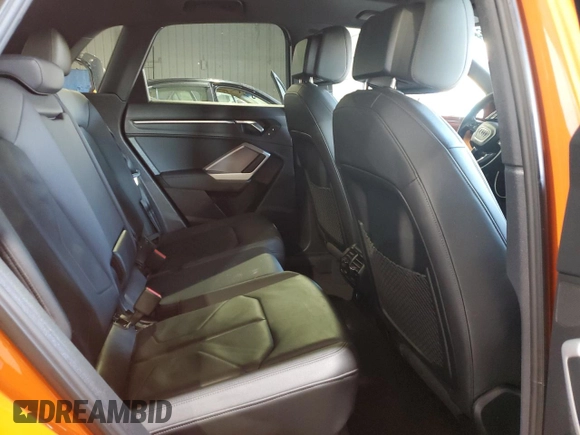 2021 Audi Q3 Premium with VIN WA1AUCF38M1134874, listed as a Copart auction lot 84907564 with 49,873 mi miles and Salvage Title. Bid and sale history available at DreamBid. Image 11.