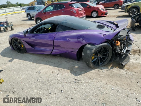 2018 McLaren 720S z VIN SBM14DCA2JW000849, wystawiony jako Copart lot #71075974 z przebiegiem Nie podano mil oraz Szkody całkowita. Historia ofert i sprzedaży dostępna na DreamBid. Obrazek 2.