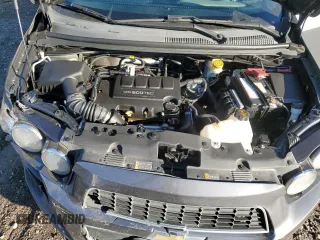 2013 Chevrolet Sonic LT with VIN 1G1JC6SB7D4183871, listed as a Copart auction lot 42805645 with 128,073 mi miles and Salvage Title. Bid and sale history available at carsss.com. Image 12.