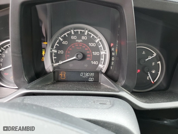 2014 Honda Ridgeline Sport with VIN 5FPYK1F76EB005713, listed as a Copart auction lot 74694724 with 73,039 mi miles and Salvage Title. Bid and sale history available at carsss.com. Image 9.