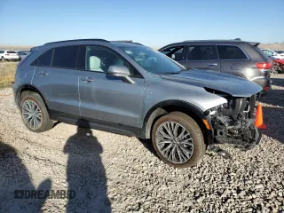 2024 Cadillac XT4 AWD Sport with VIN 1GYFZFR49RF134390, listed as a Copart auction lot 73012834 with 6,092 mi miles and Salvage title. Bid and sale history available at DreamBid. Image 4.
