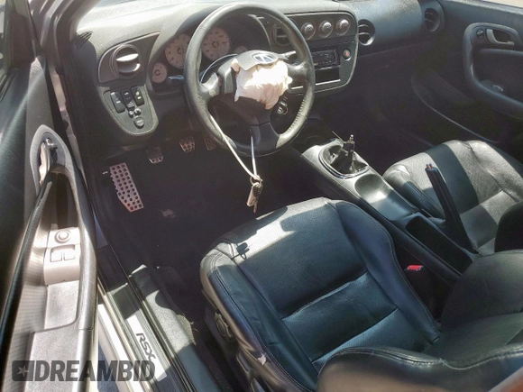 2006 Acura RSX Type S with VIN JH4DC53026S019971, listed as a Copart auction lot 58952515 with 169,637 mi miles and Salvage title. Bid and sale history available at DreamBid. Image 8.