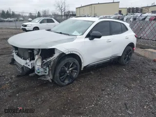 2021 Buick Envision Preferred with VIN LRBAZLR41MD064305, listed as a IAAI auction lot 41215432 with 112,405 mi miles. Bid and sale history available at carsss.com. Image 2.