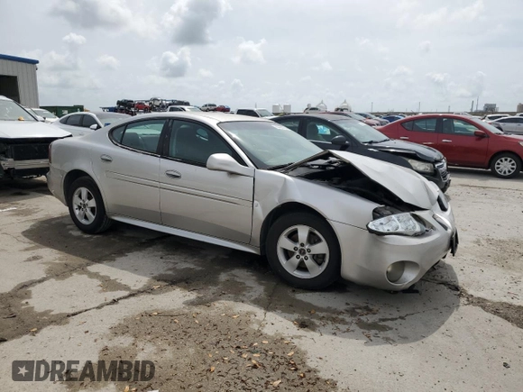 2006 Pontiac Grand Prix with VIN 2G2WP552261167233, listed as a Copart auction lot 55433755 with 114,301 mi miles and Salvage title. Bid and sale history available at DreamBid. Image 4.
