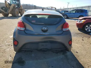 2014 Hyundai Veloster Turbo with VIN KMHTC6AE2EU210063, listed as a Copart auction lot 79243924 with 130,551 mi miles and Salvage Title. Bid and sale history available at carsss.com. Image 6.