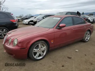 2005 Jaguar S-Type with VIN SAJWA03V351N18699, listed as a Copart auction lot 43060945 with 45,008 mi miles and Clean Title. Bid and sale history available at DreamBid. Image 1.