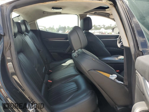 2018 Maserati Ghibli GranSport with VIN ZAM57XSSXJ1300791, listed as a Copart auction lot 72569914 with 103,484 mi miles and Salvage Title. Bid and sale history available at carsss.com. Image 10.