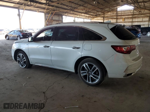 2020 Acura MDX Sport Hybrid w/Advance Pkg with VIN 5J8YD7H75LL001490, listed as a Copart auction lot 48782035 with 43,733 mi miles and Salvage Title. Bid and sale history available at carsss.com. Image 2.