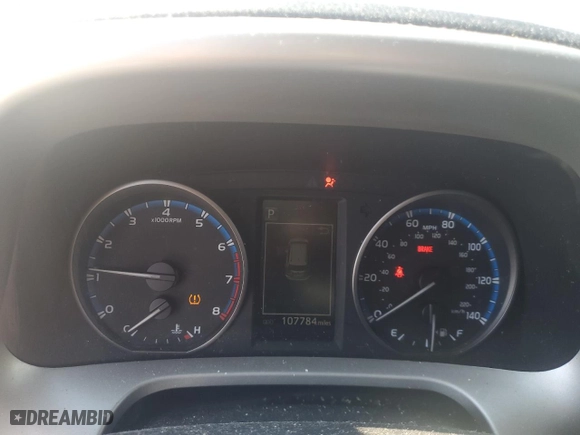 2017 Toyota RAV4 LE with VIN 2T3ZFREV3HW330527, listed as a Copart auction lot 46845535 with 107,784 mi miles and Salvage Title. Bid and sale history available at carsss.com. Image 9.
