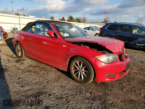 2010 BMW 1 Series 128i with VIN WBAUL7C54AVJ77712, listed as a Copart auction lot 83158294 with Not provided miles and Salvage title. Bid and sale history available at DreamBid. Image 4.