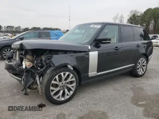 2021 Land Rover Range Rover Westminster with VIN SALGS2RU0MA420473, listed as a Copart auction lot 46851525 with 76,783 mi miles and Salvage Title. Bid and sale history available at carsss.com. Image 1.
