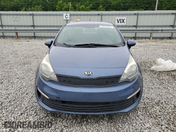 2016 Kia Rio LX with VIN KNADM4A36G6575777, listed as a Copart auction lot 55634255 with Not Provided miles and Clean Title. Bid and sale history available at DreamBid. Image 5.