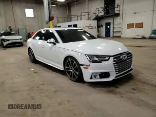 2018 Audi S4 Prestige z VIN WAUC4AF43JA002626, wystawiony jako Copart lot #47585835 z przebiegiem 93 514 mil mil oraz Szkody całkowita. Historia ofert i sprzedaży dostępna na DreamBid. Obrazek 10.