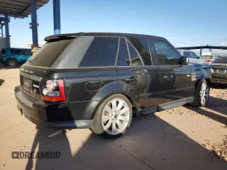 2013 Land Rover Range Rover Sport HSE LUX with VIN SALSK2D45DA805996, listed as a Copart auction lot 45919025 with 113,083 mi miles and Salvage Title. Bid and sale history available at carsss.com. Image 3.
