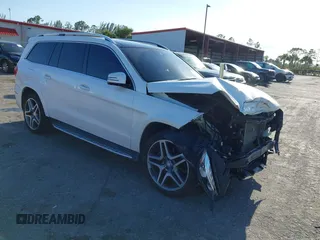 2017 Mercedes-Benz GLS 550 with VIN 4JGDF7DE4HA811719, listed as a IAAI auction lot 42039920 with 91,395 mi miles and . Bid and sale history available at DreamBid. Image 1.
