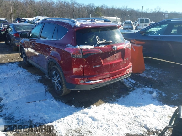 2018 Toyota RAV4 LE with VIN 2T3ZFREV6JW483845, listed as a IAAI auction lot 41289219 with 28,342 mi miles. Bid and sale history available at carsss.com. Image 3.