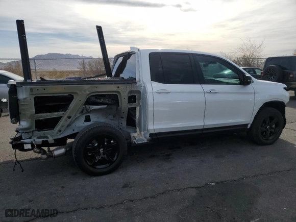 2023 Honda Ridgeline Black Edition with VIN 5FPYK3F88PB018499, listed as a Copart auction lot 85121544 with 11,144 mi miles and Salvage Title. Bid and sale history available at carsss.com. Image 3.