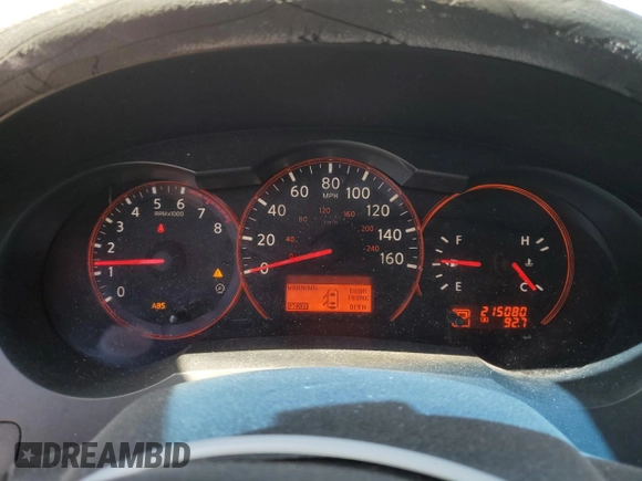 2008 Nissan Altima 2.5 S with VIN 1N4AL21EX8C255983, listed as a Copart auction lot 52327625 with 215,080 mi miles and Salvage Title. Bid and sale history available at carsss.com. Image 9.