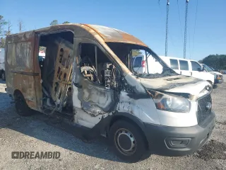 2022 Ford Transit Cargo with VIN 1FTBR1C85NKA04496, listed as a Copart auction lot 78672214 with Not provided miles and Non repairable. Bid and sale history available at DreamBid. Image 4.