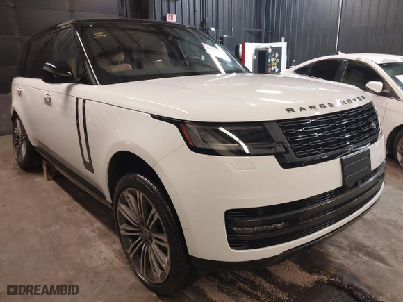 2025 Land Rover Range Rover SE with VIN SALKPBFU1SA280561, listed as a IAAI auction lot 41487938 with 342 mi miles. Bid and sale history available at carsss.com. Image 1.